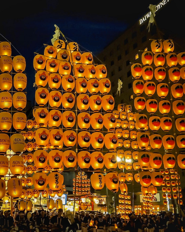 竿燈 上米町一丁目竿燈会 | Akita Kanto Festival