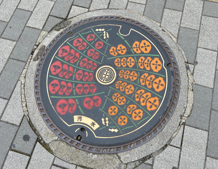 マンホール竿燈